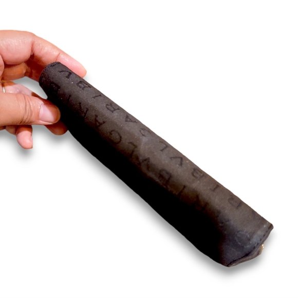 BVLGARI Authentic Black Canvas Zip Around Wallet - Picture 3 of 15